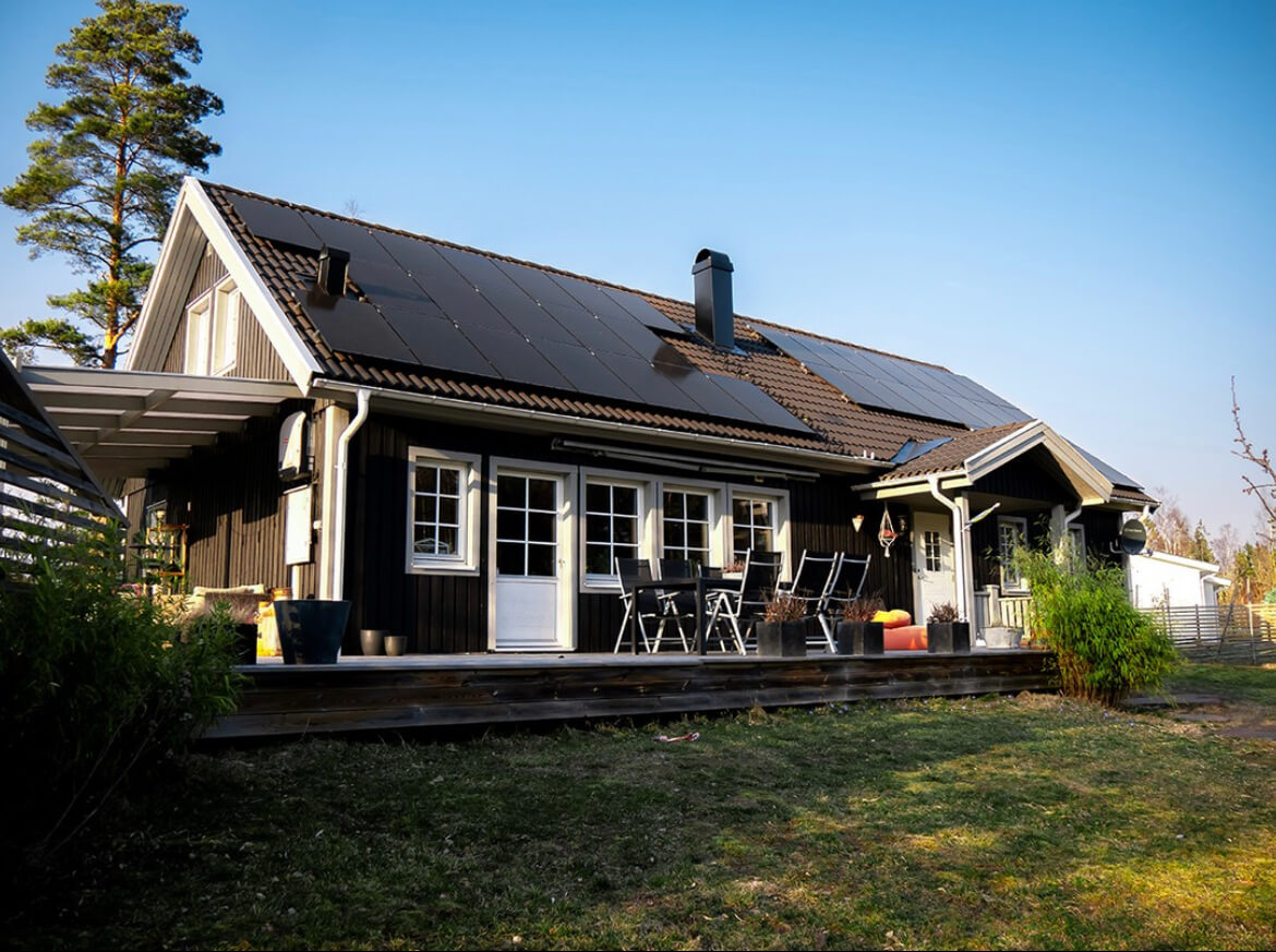 Solceller för bostadshus i Dalarna
